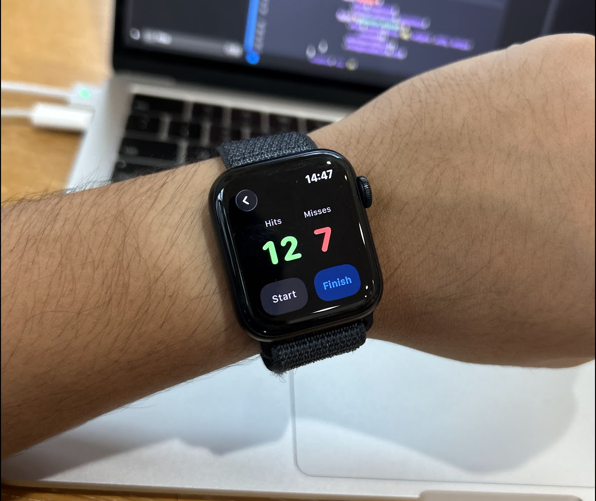 SaberStat on my 2022 Apple Watch SE