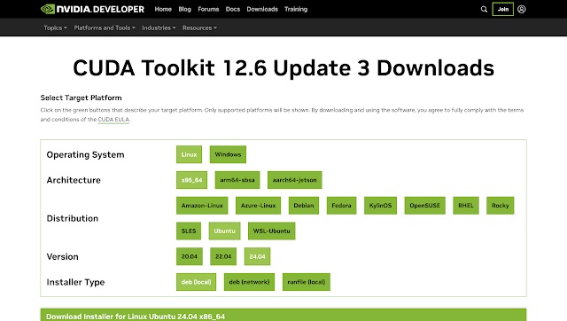 CUDA Toolkits Page
